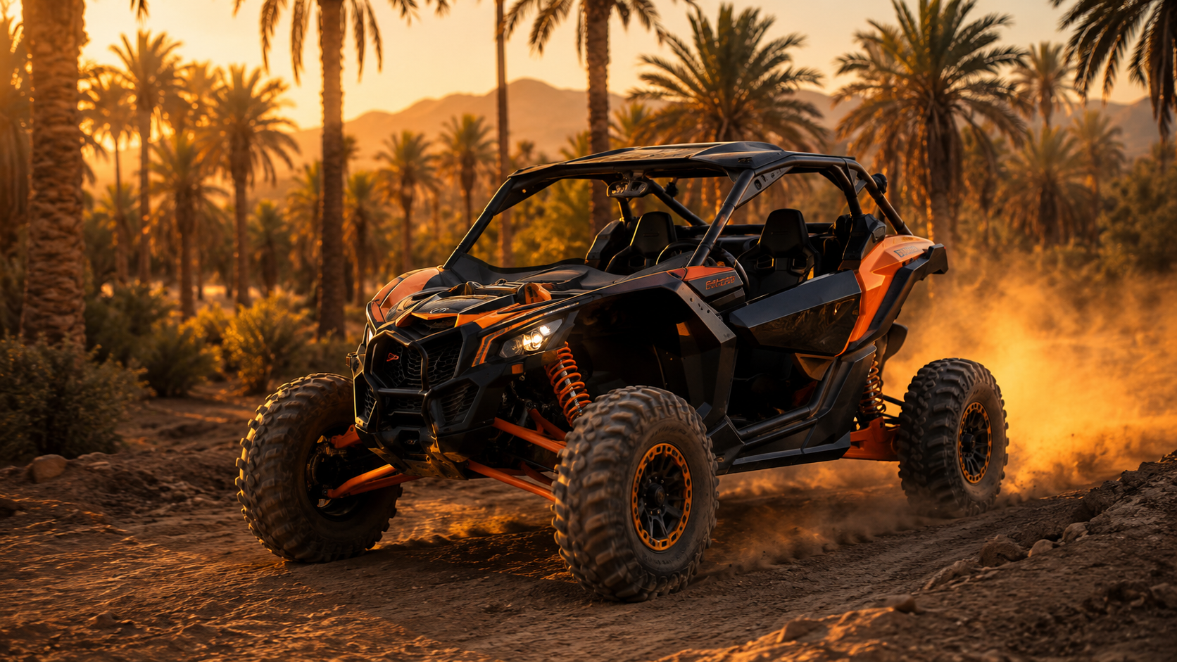 Buggy Can-Am deux places dans la Palmeraie de Marrakech